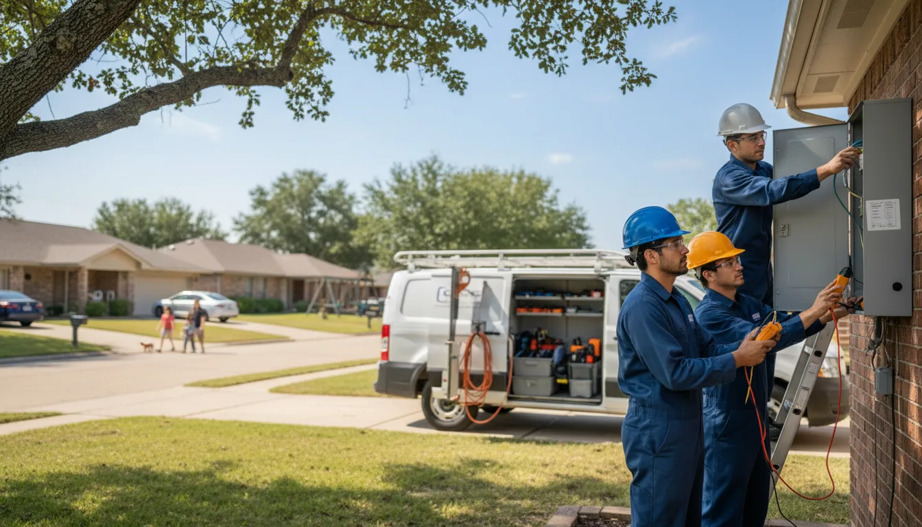 Certified electrician providing emergency electrical services in Stafford, NY